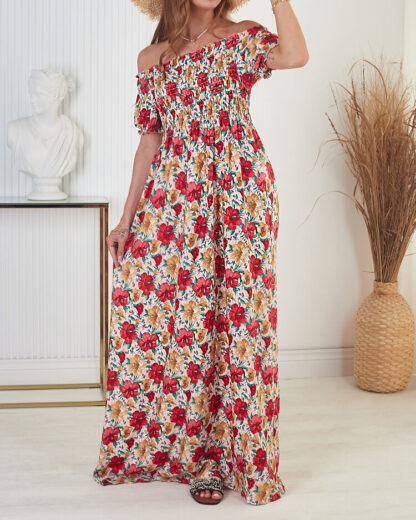 Royalfashion Rochie midi pentru femei a'la hiszpanka