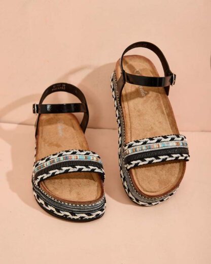 Royalfashion Sandale de Mussir Brodate pentru femei