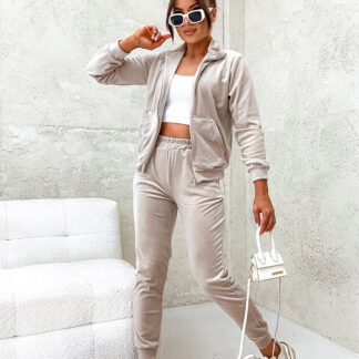 Royalfashion Set a'la velour din bumbac pentru femei