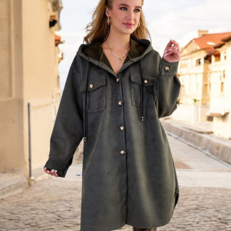 Royalfashion Palton cămașă pentru femei