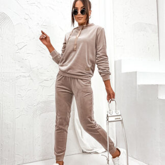 Royalfashion Set a'la velour din bumbac pentru femei