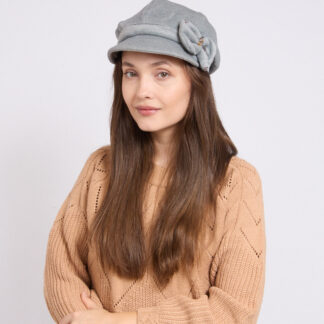 Beret pentru femei Royalfashion cu fundă