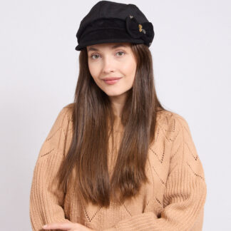 Beret pentru femei Royalfashion cu fundiță