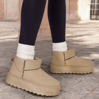 Royalfashion Cizme scurte de iarnă pentru femei Wiebi